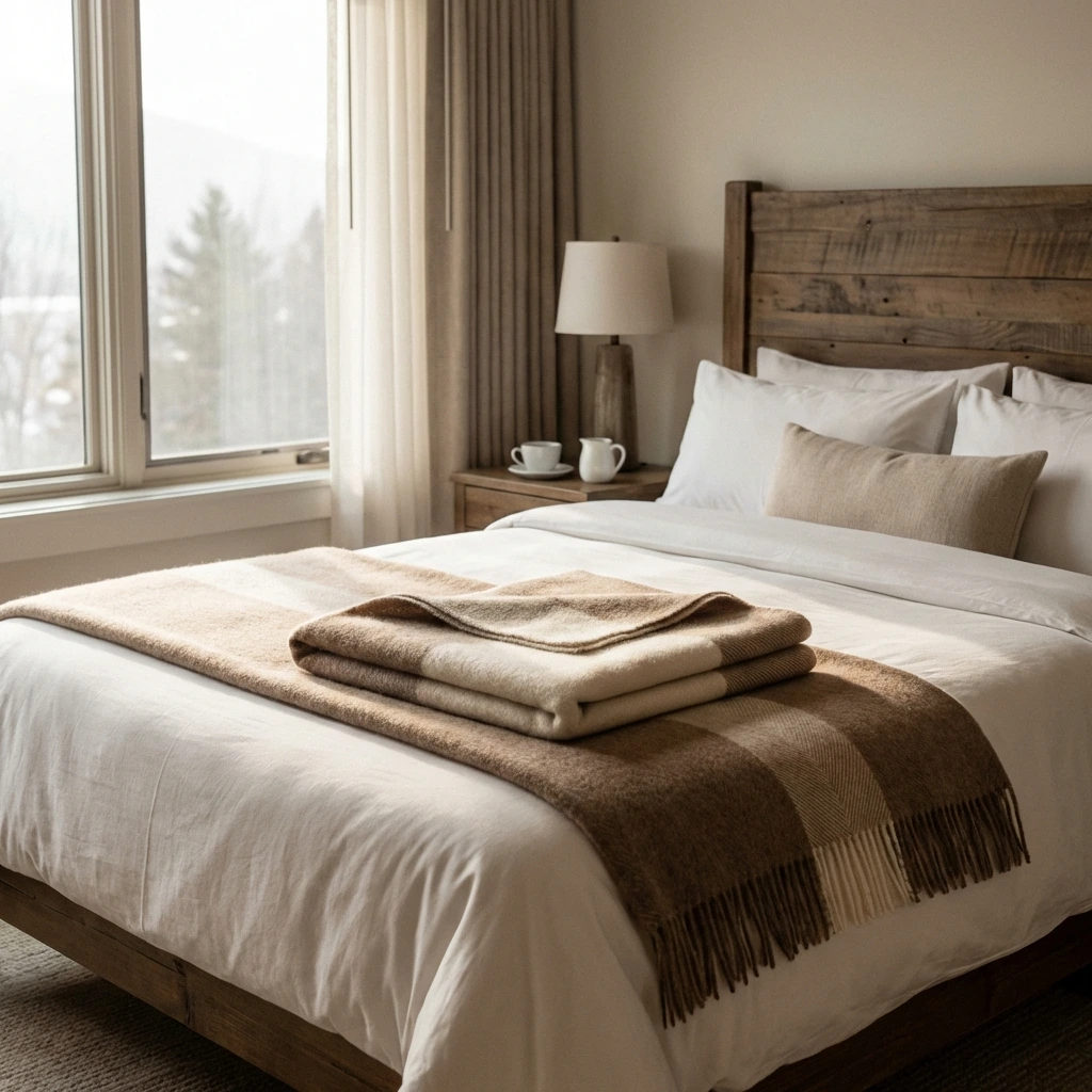 Lüks Toptan Otel Tipi Yumuşak Battaniye - otelbattaniyesi.com